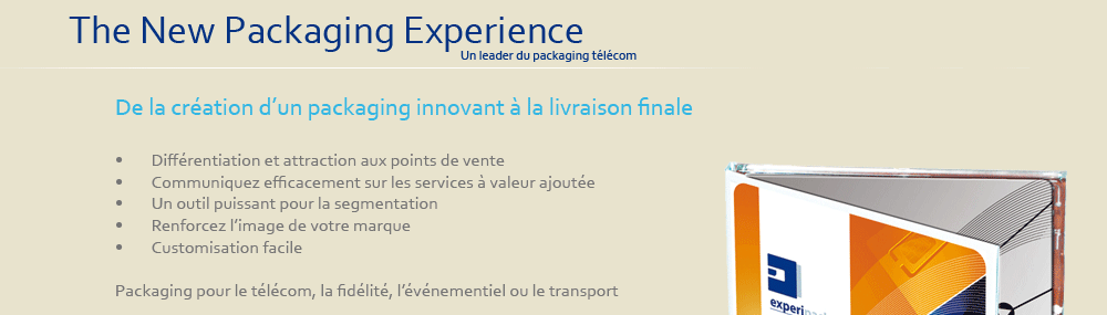 conditionnement carte